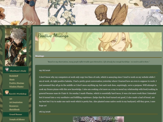 musings screenshot