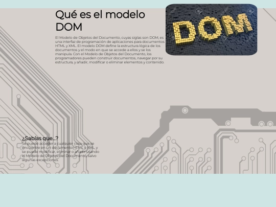 Modelo DOM screenshot