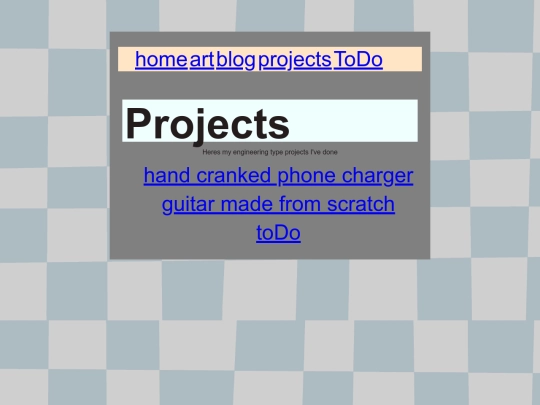 projects screenshot