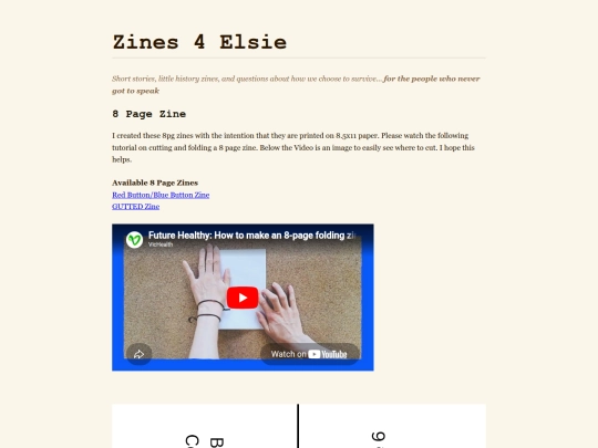 pages/8pagezine screenshot