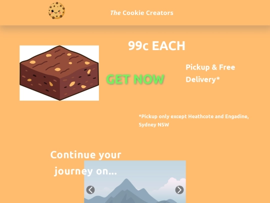 home/brownie screenshot