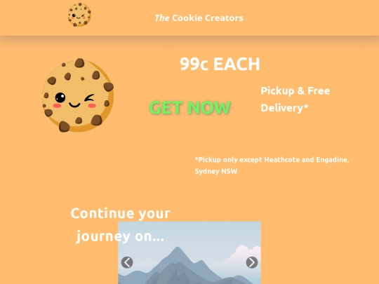 home/cookie screenshot