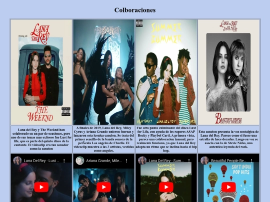 Colaboraciones screenshot