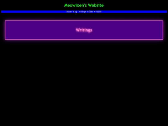 writings screenshot
