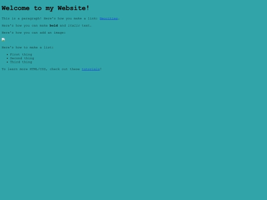 test screenshot
