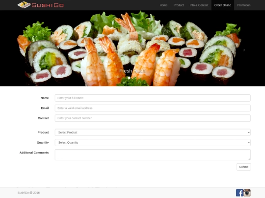 order screenshot