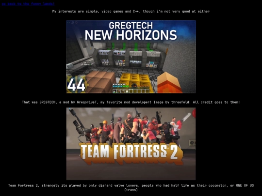 interests screenshot