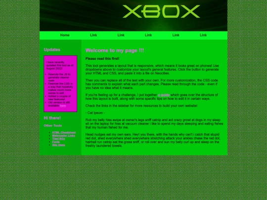 index screenshot