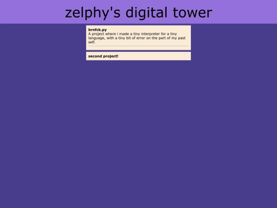 projects screenshot