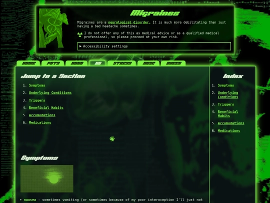 migraines screenshot