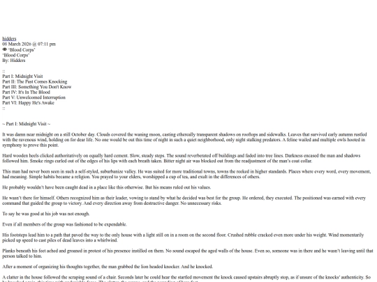 MyFics/BloodCorps screenshot