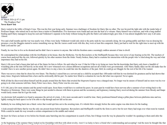 MyFics/NeverKnewYou screenshot