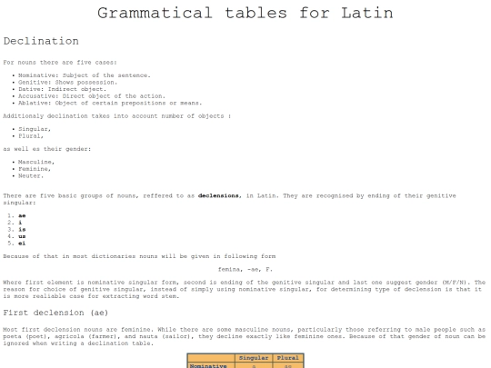 lang/latin_tables screenshot