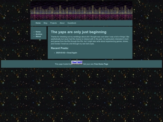 blog screenshot