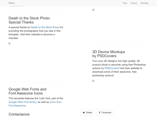 calzado screenshot