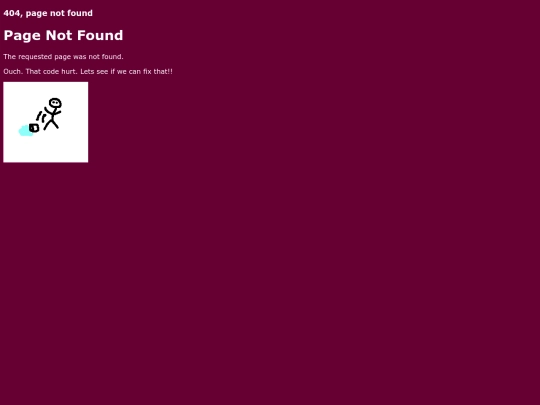 not_found screenshot