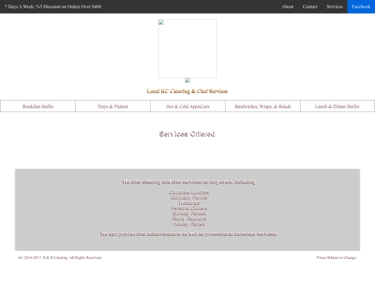 services screenshot