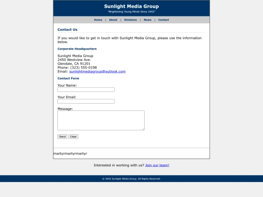 contact screenshot