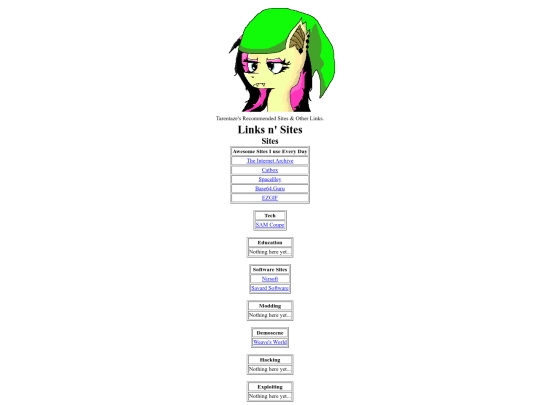 links screenshot