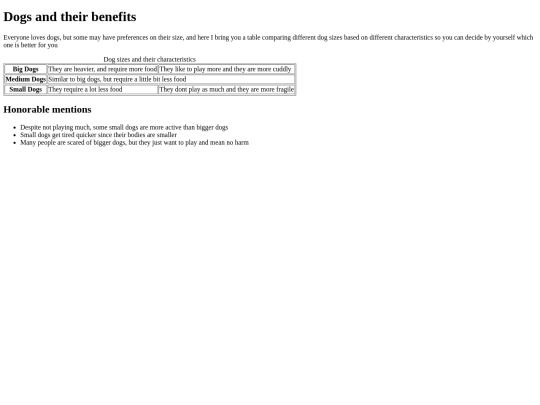 dogtable screenshot
