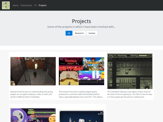 projects screenshot