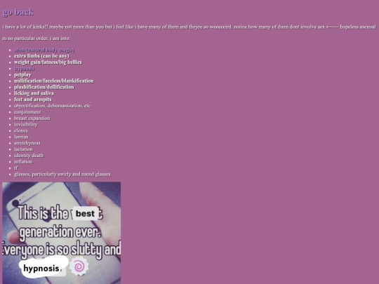 kink/kinklist screenshot