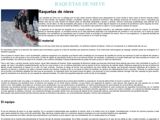 raquetas screenshot