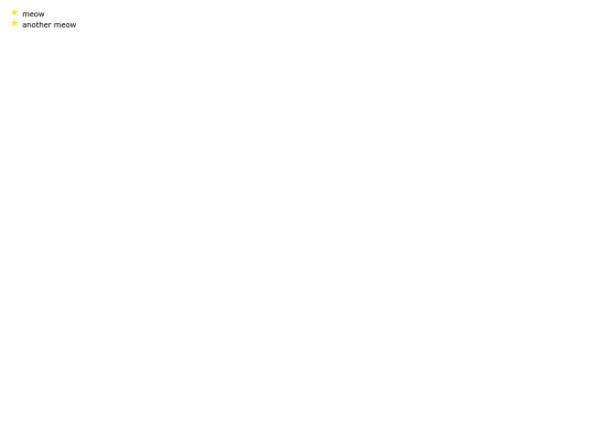 list screenshot