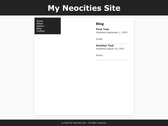 blog screenshot