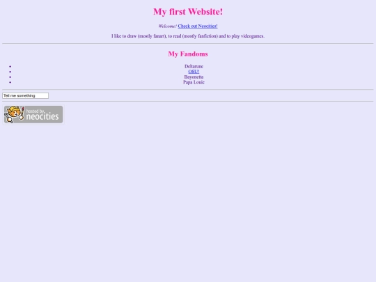 index screenshot