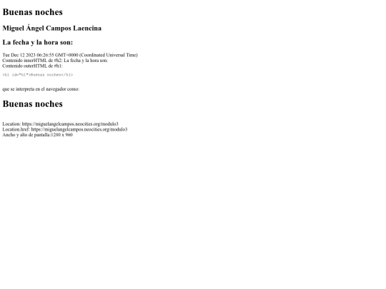 modulo3 screenshot