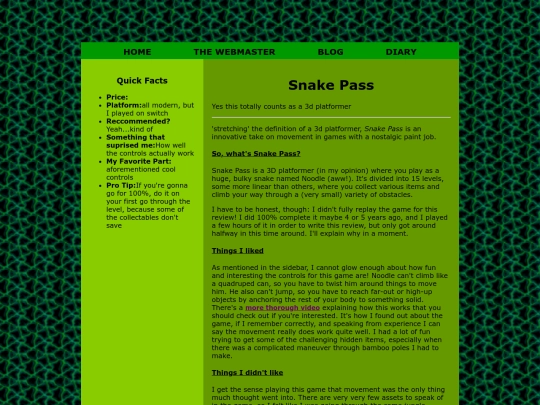 blogposts/snakepass screenshot