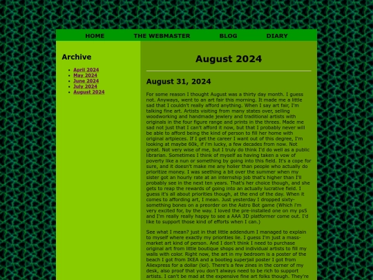 diary/august24 screenshot