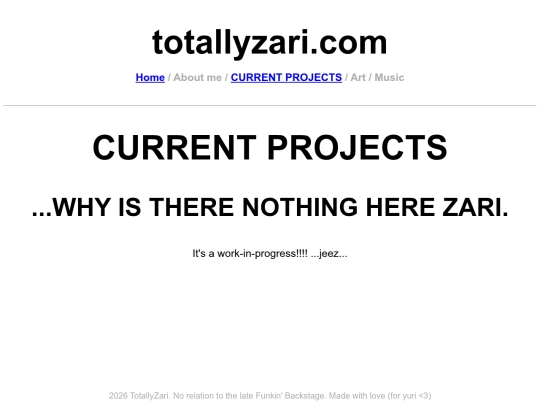 projects screenshot