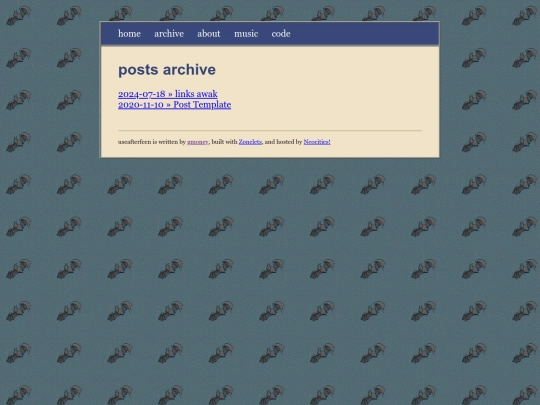 archive screenshot