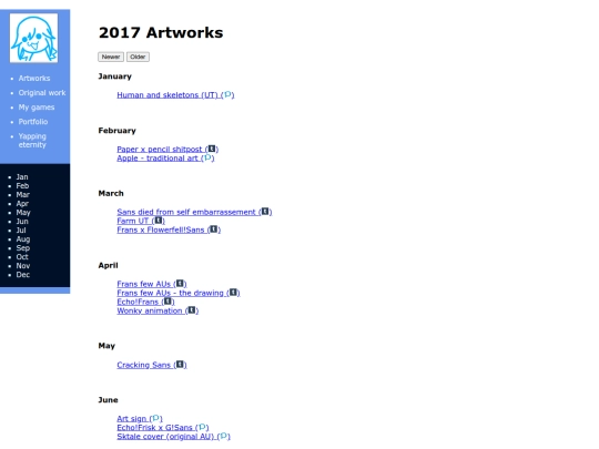 artworks/2017 screenshot