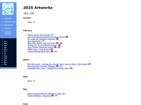 artworks/2025 screenshot