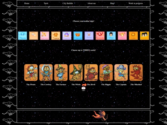 tarot screenshot