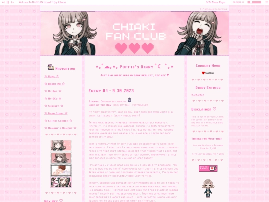 diary screenshot