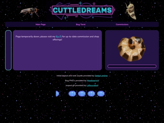 WEBPAGE_Commissions screenshot
