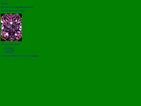 index screenshot