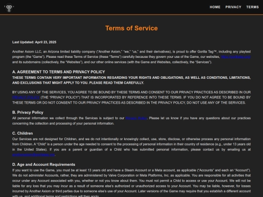 terms-of-service screenshot