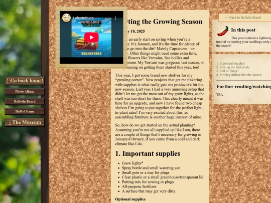 blog/starting-the-growing-season screenshot