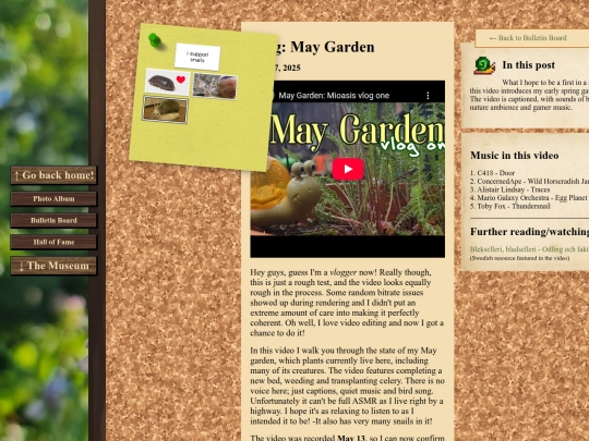 blog/vlog-may-garden screenshot