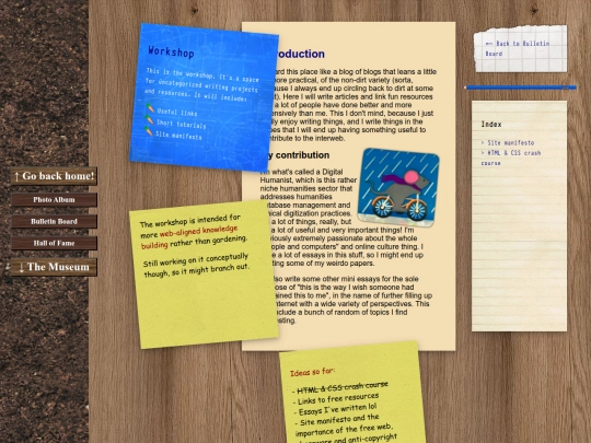 blog/workshop screenshot