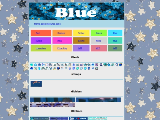 blue screenshot