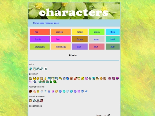 characters screenshot