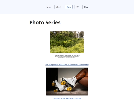 work screenshot