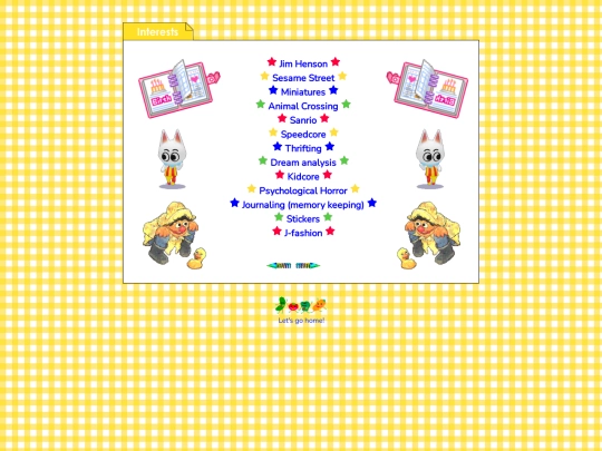 interests screenshot