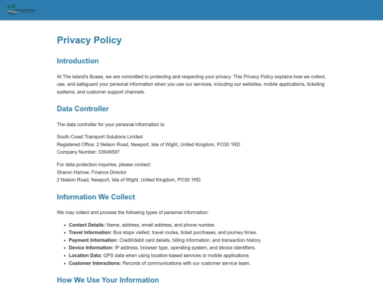 privacy-policy screenshot